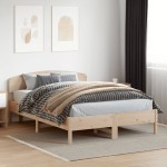 vidaXL Tăblie de pat, 140 cm, lemn masiv de pin