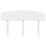 vidaXL Tăblie de pat, alb, 120 cm, lemn masiv de pin