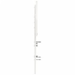 vidaXL Tăblie de pat, alb, 120 cm, lemn masiv de pin