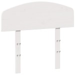 vidaXL Tăblie de pat, alb, 90 cm, lemn masiv de pin vidaXL Tăblie de pat, alb, 90 cm, lemn masiv de pin