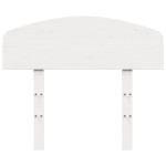 vidaXL Tăblie de pat, alb, 90 cm, lemn masiv de pin vidaXL Tăblie de pat, alb, 90 cm, lemn masiv de pin
