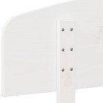 vidaXL Tăblie de pat, alb, 90 cm, lemn masiv de pin vidaXL Tăblie de pat, alb, 90 cm, lemn masiv de pin