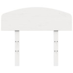 vidaXL Tăblie de pat, alb, 75 cm, lemn masiv de pin vidaXL Tăblie de pat, alb, 75 cm, lemn masiv de pin