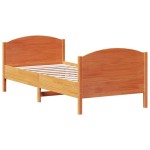vidaXL Pat de zi fără saltea, maro ceruit, 90x200 cm, lemn masiv pin vidaXL Pat de zi fără saltea, maro ceruit, 90x200 cm, lemn masiv pin
