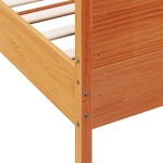 vidaXL Pat de zi fără saltea, maro ceruit, 90x200 cm, lemn masiv pin vidaXL Pat de zi fără saltea, maro ceruit, 90x200 cm, lemn masiv pin