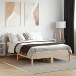 vidaXL Cadru de pat fără saltea, 120x190 cm, lemn masiv pin vidaXL Cadru de pat fără saltea, 120x190 cm, lemn masiv pin