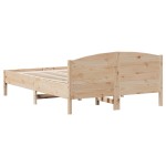 vidaXL Cadru de pat fără saltea, 120x190 cm, lemn masiv pin vidaXL Cadru de pat fără saltea, 120x190 cm, lemn masiv pin