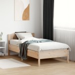 vidaXL Cadru de pat fără saltea, 75x190 cm, lemn masiv de pin