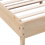 vidaXL Cadru de pat fără saltea, 140x190 cm, lemn masiv de pin vidaXL Cadru de pat fără saltea, 140x190 cm, lemn masiv de pin