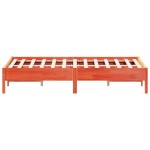 vidaXL Cadru de pat fără saltea, maro ceruit 150x200 cm lemn masiv pin vidaXL Cadru de pat fără saltea, maro ceruit 150x200 cm lemn masiv pin
