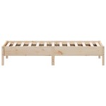 vidaXL Cadru de pat fără saltea, 75x190 cm, lemn masiv de pin