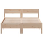 vidaXL Cadru de pat fără saltea, 120x190 cm, lemn masiv pin vidaXL Cadru de pat fără saltea, 120x190 cm, lemn masiv pin