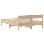 vidaXL Cadru de pat fără saltea, 120x190 cm, lemn masiv pin vidaXL Cadru de pat fără saltea, 120x190 cm, lemn masiv pin