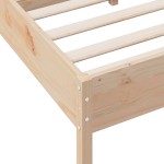 vidaXL Cadru de pat fără saltea, 120x190 cm, lemn masiv pin vidaXL Cadru de pat fără saltea, 120x190 cm, lemn masiv pin