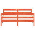 vidaXL Cadru de pat fără saltea, maro ceruit 140x200 cm lemn masiv pin vidaXL Cadru de pat fără saltea, maro ceruit 140x200 cm lemn masiv pin