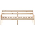 vidaXL Pat de zi fără saltea 75x190 cm din lemn masiv de pin