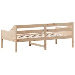 vidaXL Pat de zi fără saltea 75x190 cm din lemn masiv de pin