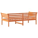 vidaXL Pat de zi fără saltea ceară maro 75x190 cm lemn masiv de pin
