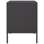 vidaXL Noptiere, 2 buc., negru, 36x39x50,5 cm, oțel vidaXL Noptiere, 2 buc., negru, 36x39x50,5 cm, oțel