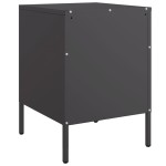vidaXL Noptiere, 2 buc., negru, 36x39x50,5 cm, oțel vidaXL Noptiere, 2 buc., negru, 36x39x50,5 cm, oțel