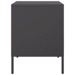 vidaXL Noptiere, 2 buc., negru, 36x39x50,5 cm, oțel vidaXL Noptiere, 2 buc., negru, 36x39x50,5 cm, oțel