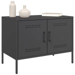 vidaXL Dulapuri TV, 2 buc., negru, 68x39x50,5 cm, oțel
