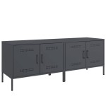 vidaXL Dulapuri TV, 2 buc., antracit, 68x39x50,5 cm, oțel