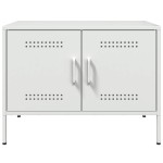 vidaXL Dulapuri TV, 2 buc., alb, 68x39x50,5 cm, oțel