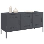 vidaXL Dulap TV, antracit, 100,5x39x50,5 cm, oțel