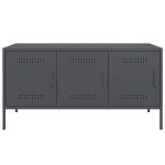 vidaXL Dulap TV, antracit, 100,5x39x50,5 cm, oțel
