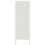 vidaXL Dulap înalt, alb, 68x39x113 cm, oțel vidaXL Dulap înalt, alb, 68x39x113 cm, oțel