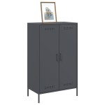 vidaXL Dulap înalt, antracit, 68x39x113 cm, oțel vidaXL Dulap înalt, antracit, 68x39x113 cm, oțel