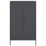 vidaXL Dulap înalt, antracit, 68x39x113 cm, oțel vidaXL Dulap înalt, antracit, 68x39x113 cm, oțel