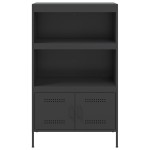 vidaXL Dulap înalt, negru, 68x39x113 cm, oțel