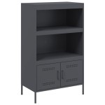 vidaXL Dulap înalt, antracit, 68x39x113 cm, oțel vidaXL Dulap înalt, antracit, 68x39x113 cm, oțel
