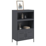 vidaXL Dulap înalt, antracit, 68x39x113 cm, oțel vidaXL Dulap înalt, antracit, 68x39x113 cm, oțel