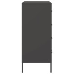 vidaXL Dulap, negru, 68x39x89 cm, oțel