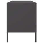 vidaXL Dulap TV, negru, 100,5x39x50,5 cm, oțel