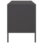 vidaXL Dulap TV, negru, 68x39x50,5 cm, oțel vidaXL Dulap TV, negru, 68x39x50,5 cm, oțel