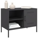 vidaXL Dulapuri TV, 2 buc., negru, 68x39x50,5 cm, oțel