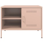 vidaXL Dulap TV, roz, 68x39x50,5 cm, oțel vidaXL Dulap TV, roz, 68x39x50,5 cm, oțel