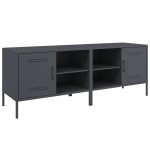 vidaXL Dulapuri TV, 2 buc., antracit, 68x39x50,5 cm, oțel
