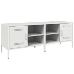 vidaXL Dulapuri TV, 2 buc., alb, 68x39x50,5 cm, oțel