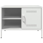 vidaXL Dulapuri TV, 2 buc., alb, 68x39x50,5 cm, oțel