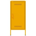 vidaXL Dulap, galben muștar, 68x39x79 cm, oțel vidaXL Dulap, galben muștar, 68x39x79 cm, oțel