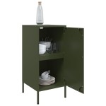 vidaXL Dulapuri, 2 buc., verde măsliniu, 36x39x79 cm, oțel vidaXL Dulapuri, 2 buc., verde măsliniu, 36x39x79 cm, oțel