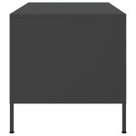 vidaXL Măsuță de cafea, negru, 68x50x50,5 cm, oțel vidaXL Măsuță de cafea, negru, 68x50x50,5 cm, oțel