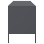 vidaXL Dulap TV, antracit, 100,5x39x50,5 cm, oțel