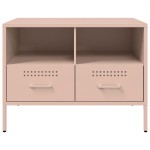 vidaXL Dulapuri TV, 2 buc., roz, 68x39x50,5 cm, oțel