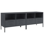 vidaXL Dulapuri TV, 2 buc., antracit, 68x39x50,5 cm, oțel